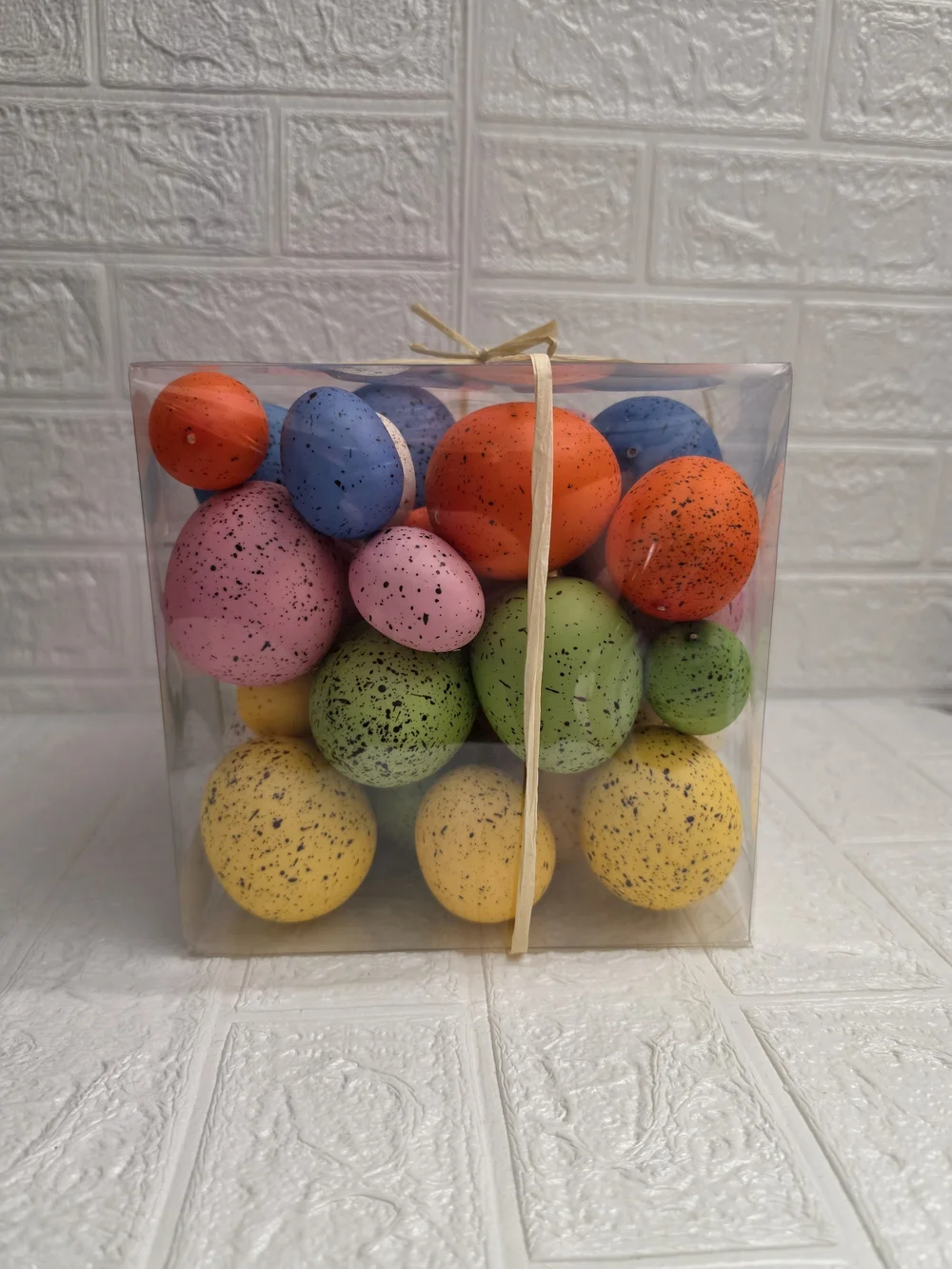 New 48 Count Speckled Soft Pastel Eggs Bowl Filler / Vase Accent, Easter 2026
